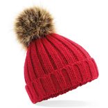 BONNET AVEC POMPON Classic Red