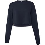 Sweat-shirt crop femme Navy - S