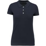 Polo Supima® manches courtes femme Navy - XS