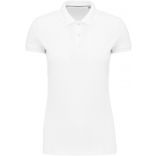 Polo Supima® manches courtes femme White - XS