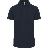 Polo col boutons pression manches courtes homme Navy - XS
