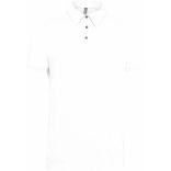 Polo jersey manches courtes homme White - S