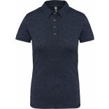 Polo jersey manches courtes femme French Navy Heather - XS