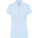Polo jersey manches courtes femme Sky Blue - XS