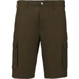 Bermuda léger multipoches homme Light khaki - 38 FR (38)