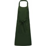 Tablier coton sans poche Bottle Green