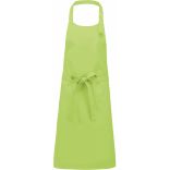 Tablier coton sans poche Lime