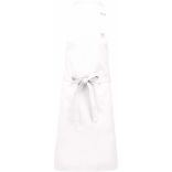 Tablier coton sans poche White
