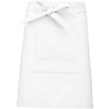 tablier coton mi-long White