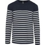 Pull marin homme Striped Navy / Off White - S
