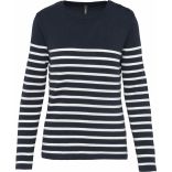 Pull marin femme Striped Navy / Off White - XS