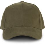 Casquette Oeko-Tex 6 panneaux Khaki