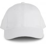 Casquette Oeko-Tex 6 panneaux White