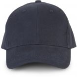 Casquette 6 panneaux en coton bio Navy
