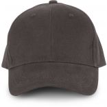 Casquette 6 panneaux en coton bio Shale Grey