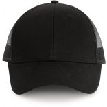 Casquette Trucker - 6 panneaux Black / Black