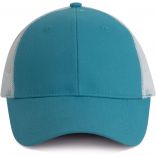 Casquette Trucker - 6 panneaux Surf Blue / White