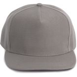Casquette Snapback - 5 panneaux Light Grey / Light Grey