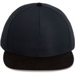 Casquette Snapback micro-perforé - 6 panneaux Navy / Black