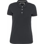 Polo vintage manches courtes femme Vintage Charcoal - XS