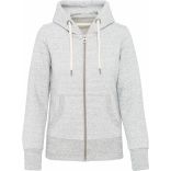 Sweat-shirt vintage zippé à capuche femme Ash Heather - XS