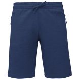 Bermuda molleton multisports enfant Sporty Navy - 6/8