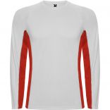 SHANGHAI L/S BLANC/ROUGE
