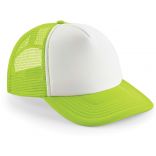 Casquette américaine Vintage B645 - Lime Green / White