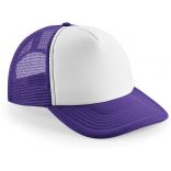 Casquette américaine Vintage B645 - Purple / White