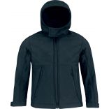 Veste softshell enfant capuche JK969 - Navy