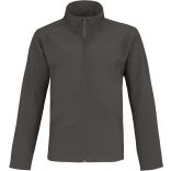 Veste softshell homme ID.701 JUI62 - Dark Grey / Neon Orange