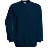 Sweat-shirt col rond manches droites SET B&C - Navy