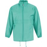 Coupe vent homme sirocco JU800 - Pixel Turquoise de face