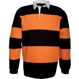 Polo rugby K215 - Black / Orange