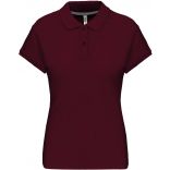 Polo femme manches courtes K242 - Wine