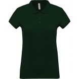 Polo femme piqué manches courtes K255 - Forest Green