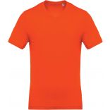 T-shirt homme col V manches courtes K370 - Orange