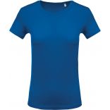 T-shirt femme col rond manches courtes K389 - Light Royal Blue