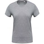 T-shirt femme col rond manches courtes K389 - Oxford Grey