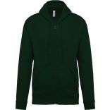 Sweat-shirt zippé à capuche K479 - Forest Green