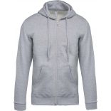 Sweat-shirt zippé à capuche K479 - Oxford Grey