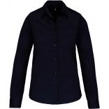 Chemise manches longues femme popeline K542 - Navy