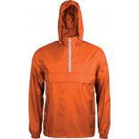 Coupe vent 1/4 zip K602 - Orange / White