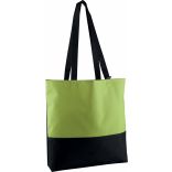 Sac cabas porte documents KI0238 - Burnt Lime / Black