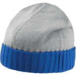 Bonnet à revers KP508 - Light Grey / Royal Blue-One Size