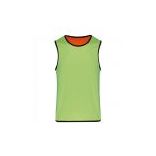 Chasuble de rugby réversible Lime / Spicy Orange - L/XL