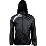 Coupe vent enfant sport PA212 - Black / White / Storm Grey