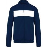Veste de survêtement enfant PA348 - Sporty Navy / White