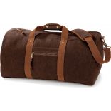 Sac de voyage vintage en toile QD613 - Vintage Brown - 58 x 30 x 30 cm