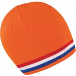 Bonnet "Supporter" R368X - Orange / Red / White / Blue